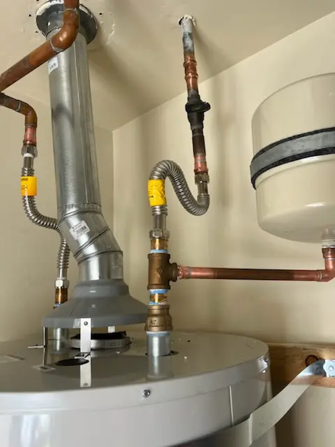 Water heater installation and plumbing repair in Helen Marie Court
